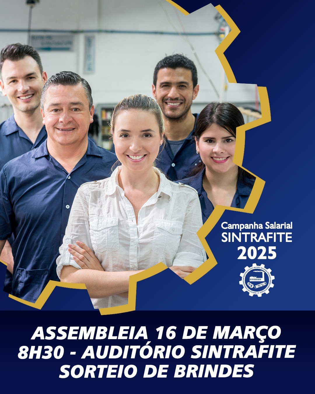Sintrafite convoca trabalhadores para Assembleia da Campanha Salarial 2025